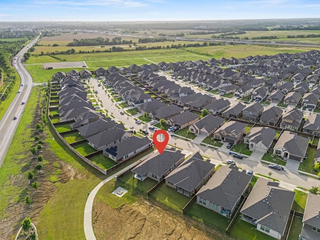 2102 Clearwater Way, Royse City, TX 75189 - aerial view of property and surrounding area featuring nearby suburban area