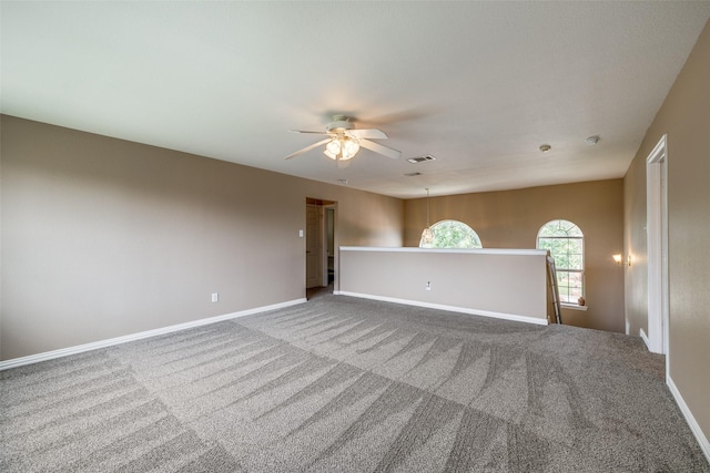 701 Parkhill Dr, Mansfield, TX 76063 - unfurnished room featuring carpet flooring and ceiling fan