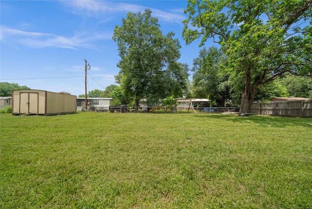 6753 Murphy St, Murchison, TX 75778 - view of yard with a storage shed