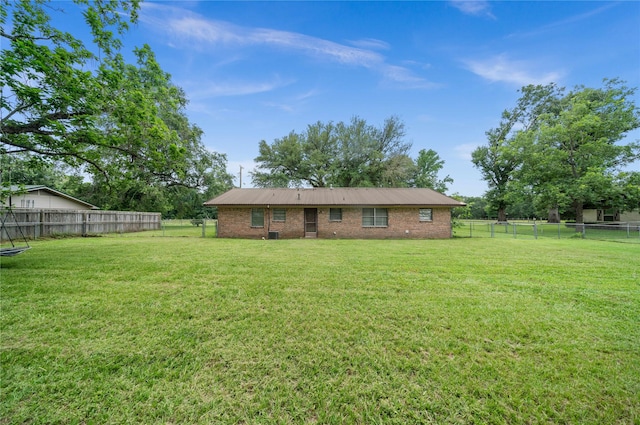 6753 Murphy St, Murchison, TX 75778 - back of house with a fenced backyard