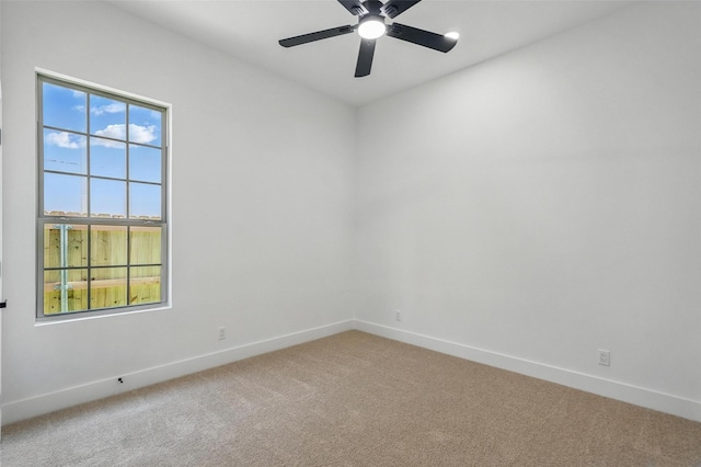 2910 Brigham Ln, Dallas, TX 75215 - unfurnished room with light carpet and ceiling fan