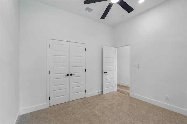 2910 Brigham Ln, Dallas, TX 75215 - unfurnished bedroom featuring carpet floors, a closet, a ceiling fan, and recessed lighting