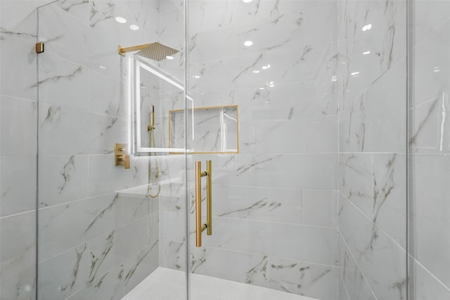 2910 Brigham Ln, Dallas, TX 75215 - bathroom with a marble finish shower