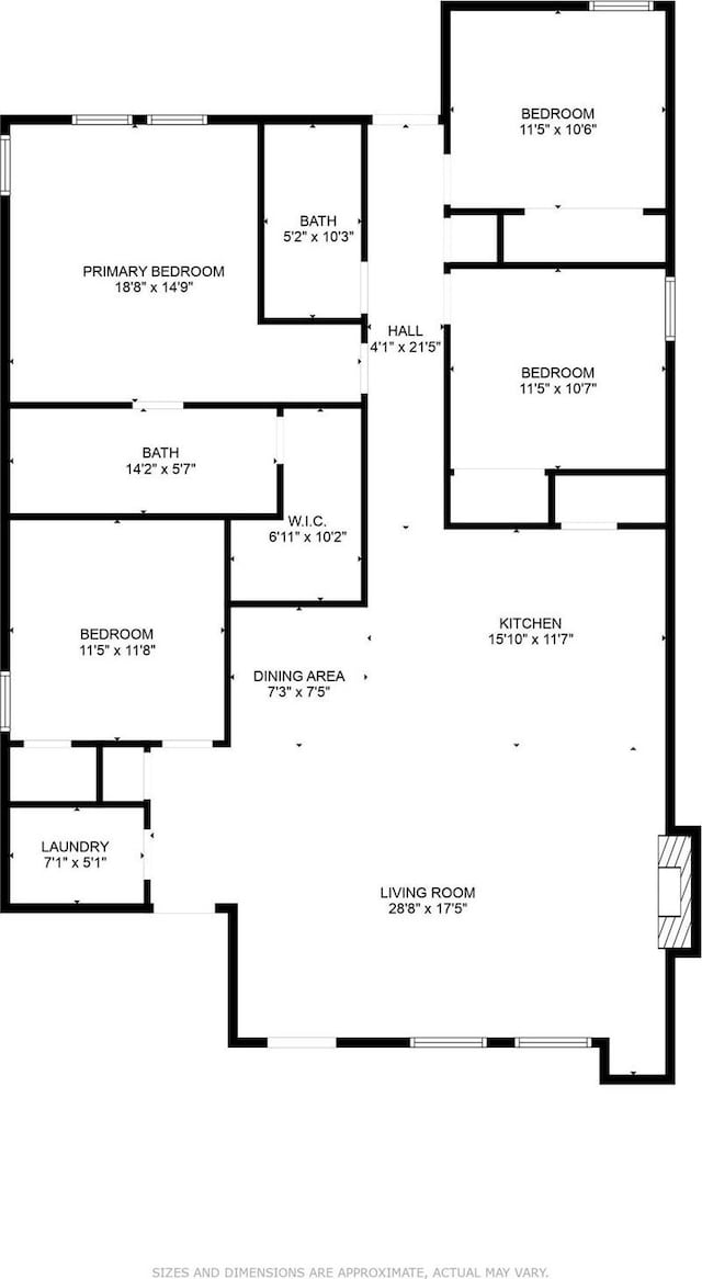 2910 Brigham Ln, Dallas, TX 75215 - view of room layout