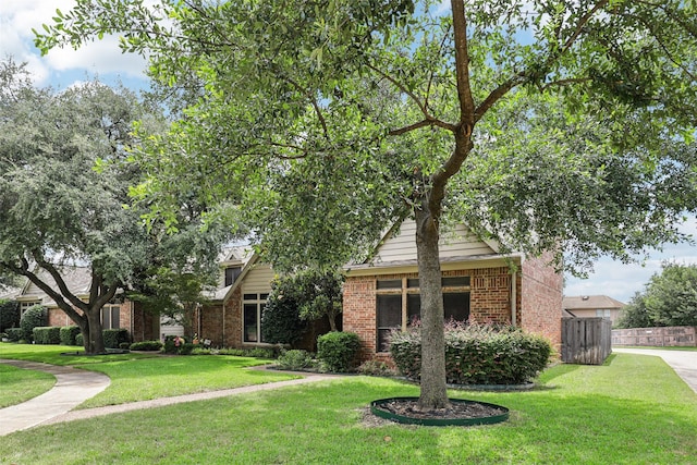 2531 Stanford Ct, Carrollton, TX 75006 - obstructed view of property with brick siding