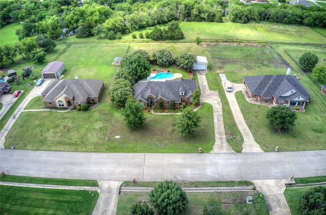 1813 Ranch Rd, Royse City, TX 75189 - aerial view of property and surrounding area featuring a pool area