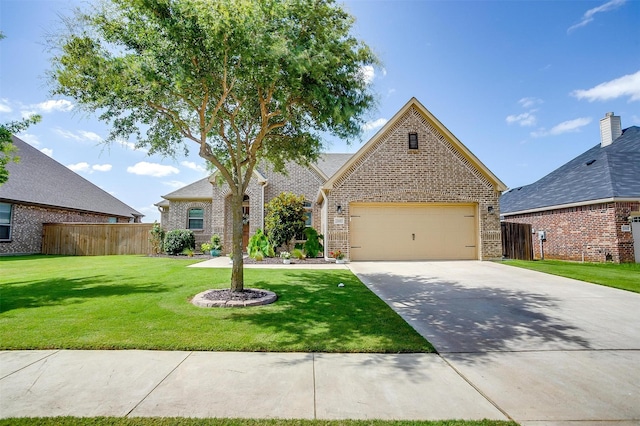 1148 Blue Sky Ln, Burleson, TX 76058 - traditional-style house with brick siding, concrete driveway, and an attached garage