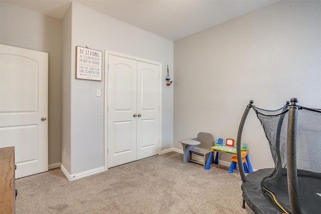 1148 Blue Sky Ln, Burleson, TX 76058 - game room featuring light colored carpet and baseboards