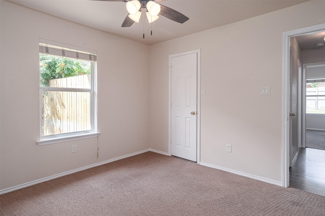 302 Howard Way Dr, Aledo, TX 76008 - spare room with carpet floors and ceiling fan