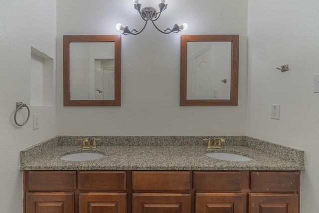 4600 Via Ventura, Mesquite, TX 75150 - full bathroom featuring double vanity