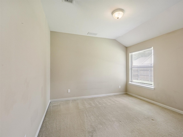 800 Rock Hill Rd, Prosper, TX 75078 - unfurnished room with carpet flooring and lofted ceiling