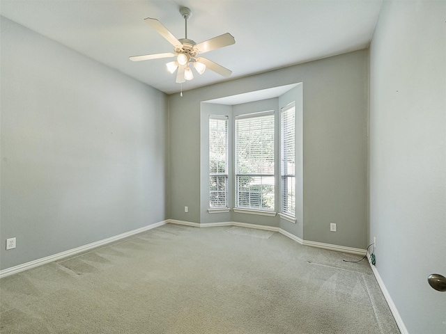 800 Rock Hill Rd, Prosper, TX 75078 - carpeted empty room featuring baseboards and ceiling fan