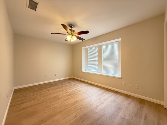 8525 Clearcreek Cir, Frisco, TX 75034 - empty room with light wood-type flooring and ceiling fan