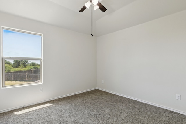 313 Pimlico Way, Ponder, TX 76259 - carpeted spare room with ceiling fan and baseboards