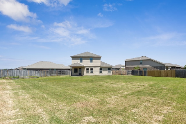 313 Pimlico Way, Ponder, TX 76259 - rear view of house with a fenced backyard