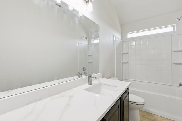 313 Pimlico Way, Ponder, TX 76259 - bathroom featuring vanity, shower / washtub combination, and tile patterned floors