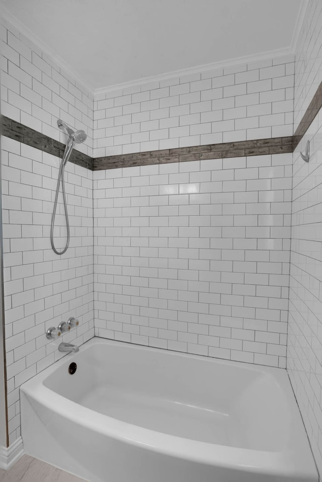 315 Ratcliff, Shreveport, LA 71104 - full bathroom featuring shower / washtub combination and crown molding