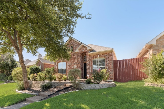 3032 Silver Springs Ln, Plano, TX 75025 - traditional-style home with brick siding