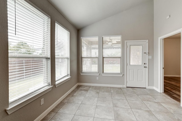 601 Redding Dr, Saginaw, TX 76131 - unfurnished sunroom with vaulted ceiling and healthy amount of natural light