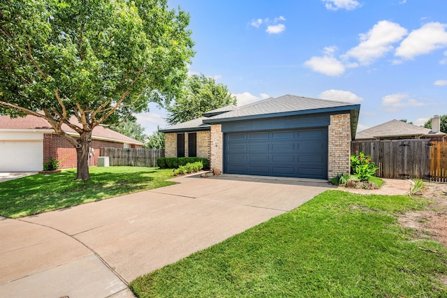 3413 Westfork Ranch Rd, Fort Worth, TX 76262 - view of front of property with driveway, brick siding, a garage, and roof with shingles