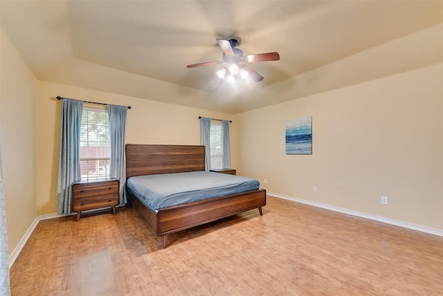 1306 Glendover Dr, Allen, TX 75013 - bedroom featuring light wood-style floors and a ceiling fan