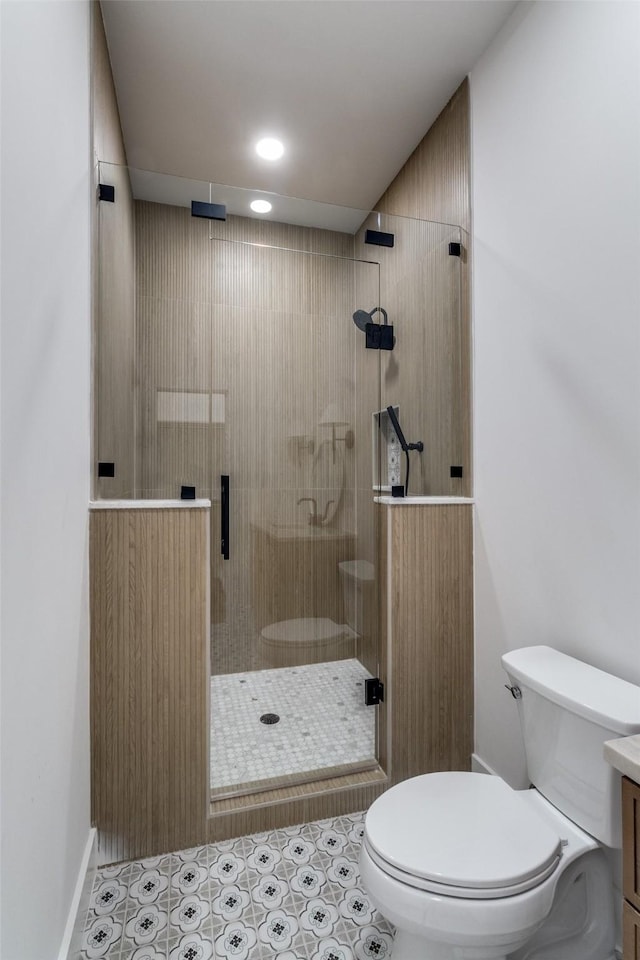 9701 Faircrest Dr, Dallas, TX 75238 - bathroom featuring a stall shower and vanity