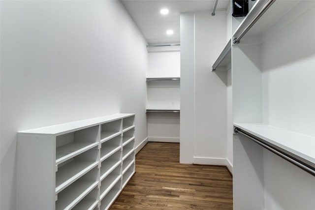9701 Faircrest Dr, Dallas, TX 75238 - spacious closet with dark wood-style floors