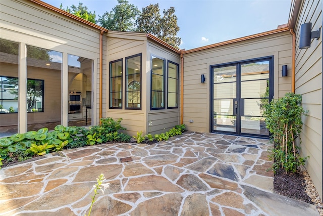9701 Faircrest Dr, Dallas, TX 75238 - view of patio with french doors