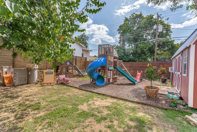 1320 Madeline Pl, Fort Worth, TX 76107 - view of playground with a fenced backyard