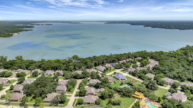 700 Paradise Cv, Shady Shores, TX 76208 - aerial view of residential area featuring a nearby body of water