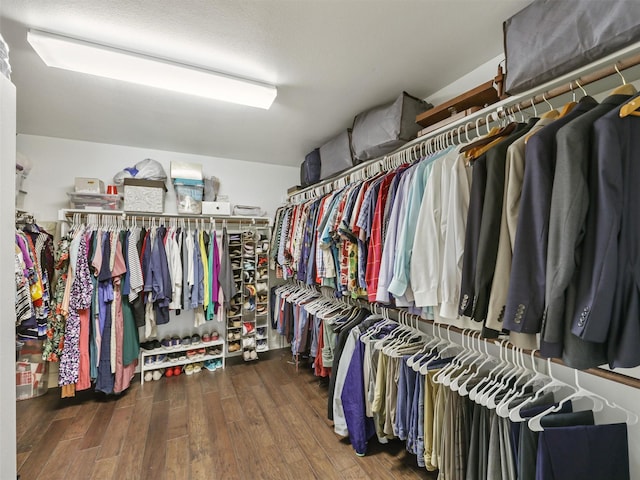 505 Peterhouse Dr, Mckinney, TX 75071 - spacious closet with wood finished floors