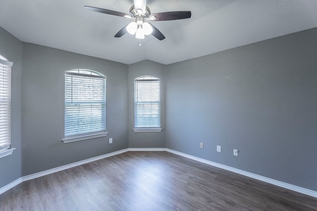 3106 Connor Ln, Wylie, TX 75098 - spare room featuring dark wood-type flooring and ceiling fan