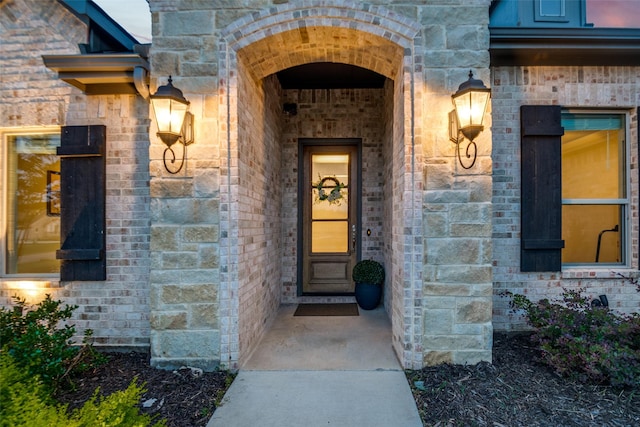 1301 Wilderness Ln, Forney, TX 75126 - property entrance with brick siding and stone siding