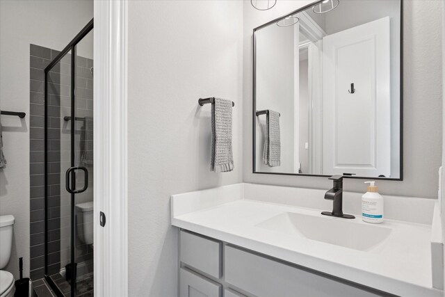 15111 Spider Lily Rd, Frisco, TX 75035 - bathroom with vanity and a stall shower