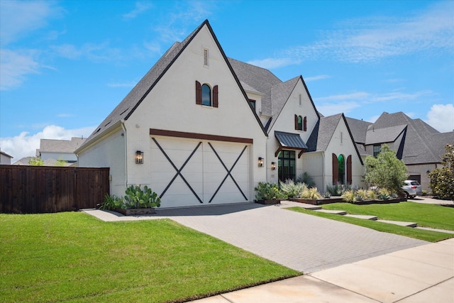 15111 Spider Lily Rd, Frisco, TX 75035 - view of front of property featuring stucco siding, decorative driveway, and a shingled roof