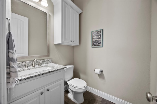 4618 Sky Harbor Dr, Rockwall, TX 75087 - half bathroom with baseboards and vanity