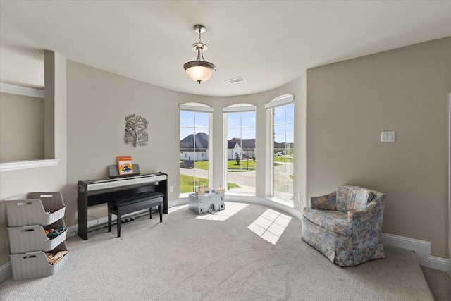 4618 Sky Harbor Dr, Rockwall, TX 75087 - living area featuring carpet flooring and baseboards