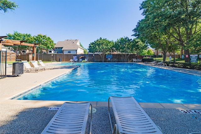 8504 Beatton Ct, Plano, TX 75025 - community pool featuring a patio area