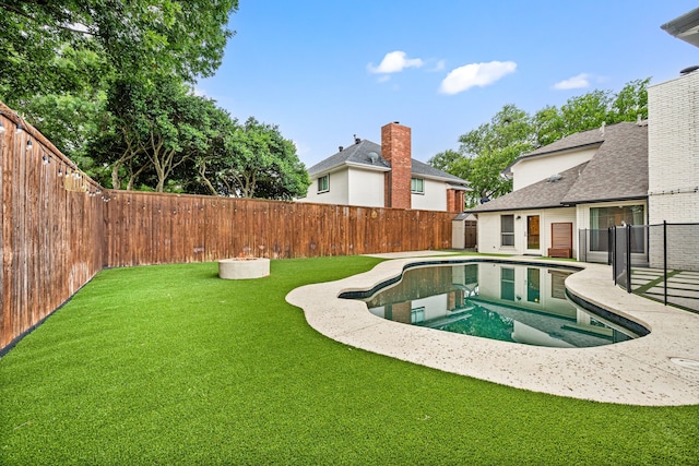 4147 Woodside Knl, Grapevine, TX 76051 - view of pool featuring a fenced backyard
