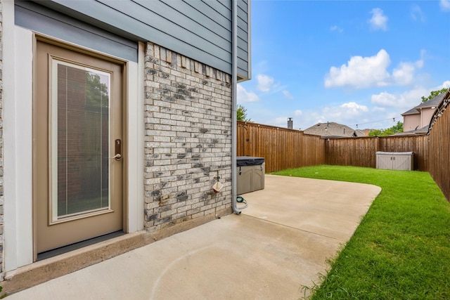 7909 Quest Ct, Frisco, TX 75035 - fenced backyard featuring a patio