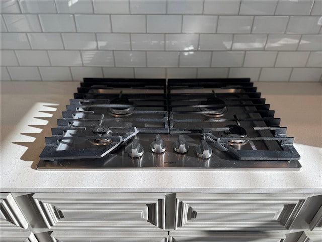 3323 Royal Ridge Dr, Rockwall, TX 75087 - kitchen view of stainless steel gas stovetop