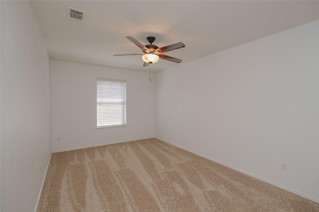 2912 Lighthouse Dr, Denton, TX 76210 - unfurnished room with ceiling fan and light carpet
