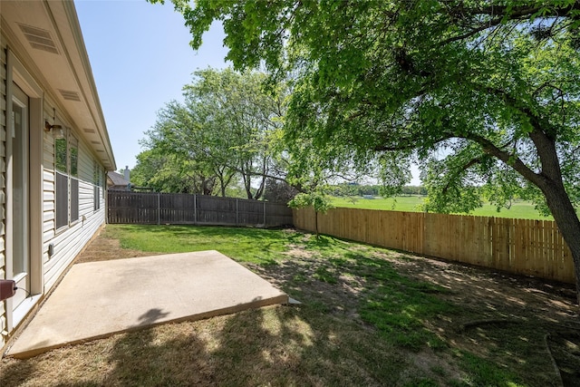2912 Lighthouse Dr, Denton, TX 76210 - fenced backyard featuring a patio area