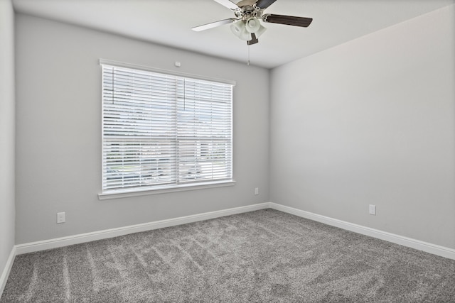 724 Cromane Rd, Fort Worth, TX 76052 - empty room with carpet flooring and ceiling fan