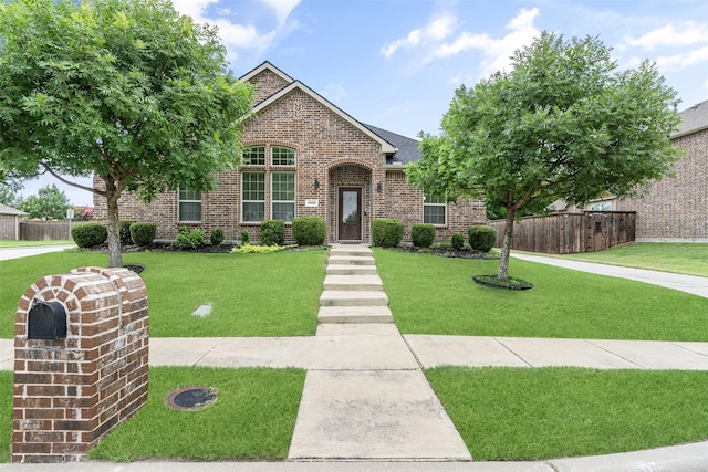 1809 Camo Ct, Allen, TX 75002 - traditional-style home with brick siding and roof with shingles