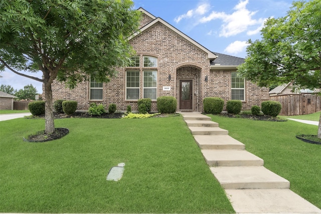 1809 Camo Ct, Allen, TX 75002 - traditional-style home with brick siding and a shingled roof