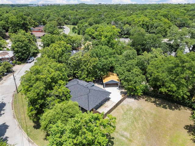 2473 W Five Mile Pkwy, Dallas, TX 75233 - drone / aerial view of a heavily wooded area