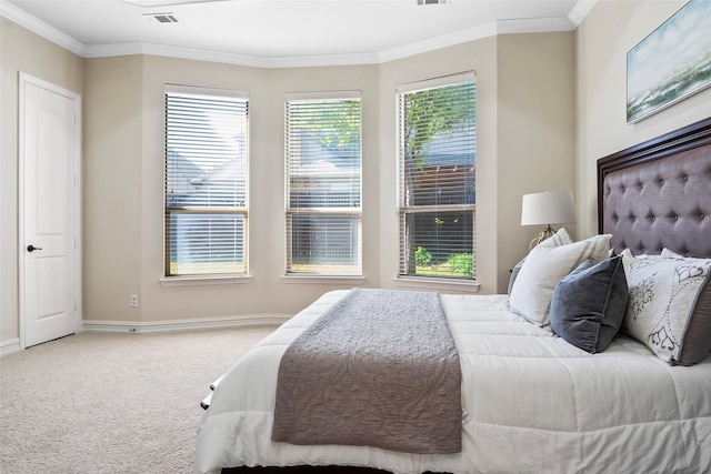 2542 Morgan Ln, Trophy Club, TX 76262 - bedroom featuring carpet and crown molding