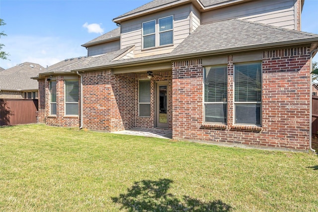 2542 Morgan Ln, Trophy Club, TX 76262 - rear view of property featuring a shingled roof and brick siding