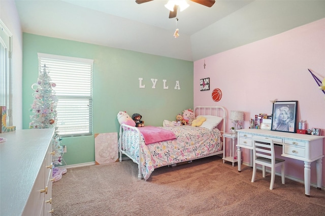 322 Chestnut Ln, Ponder, TX 76259 - bedroom with carpet floors and ceiling fan